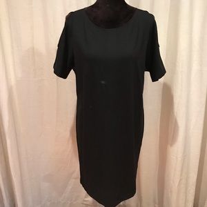 NY&CO Black cold shoulder dress NWOT